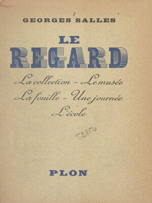 cover image of Le regard